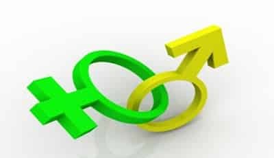 Simbol jenis kelamin pria dan wanita
