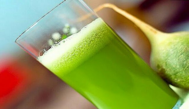   Minuman hijau untuk meratakan perut buncit