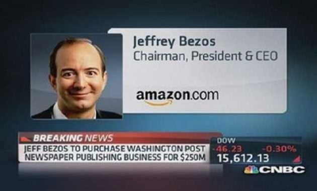 Jeff Bezon akuisisi The Washington Post