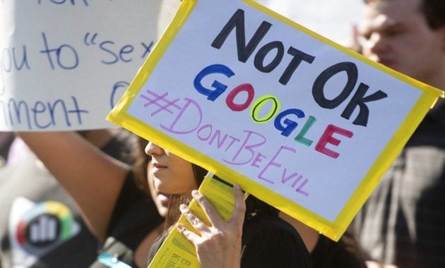 Aksi protes karyawan Google